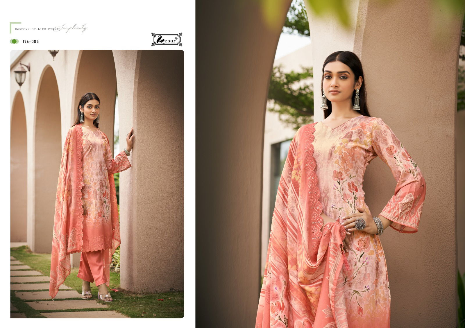 Gulkari By Kesar Cotton Dress Material Catalog
